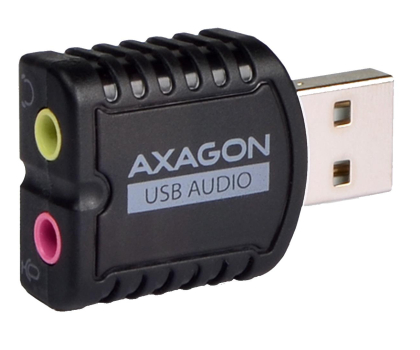 Karta dźwiękowa AXAGON ADA-10 Zewnętrzna karta dzwiękowa MINI, USB 2.0, 48kHz/16-bit stereo, USB-A